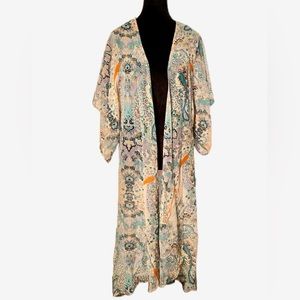 Beautiful Multicolored Kimono / Cover Up!